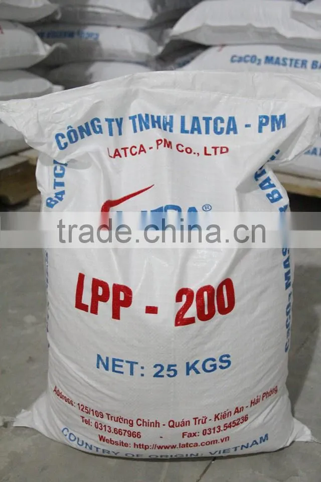 Good price LPP 200 filler masterbatch for plastic products or shopping bags