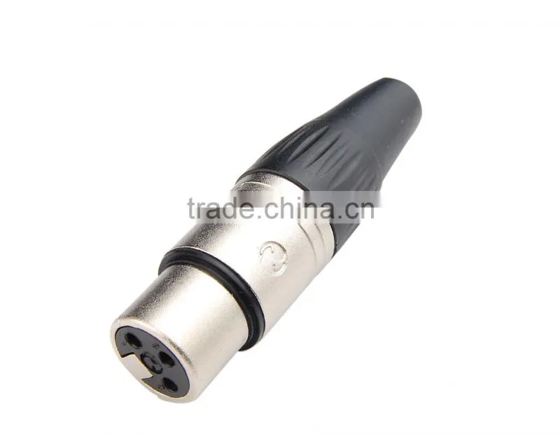 10FT XLR Male To XLR Female High Grade Low Noise Microphone Cable With Black PVC MC042-10FT