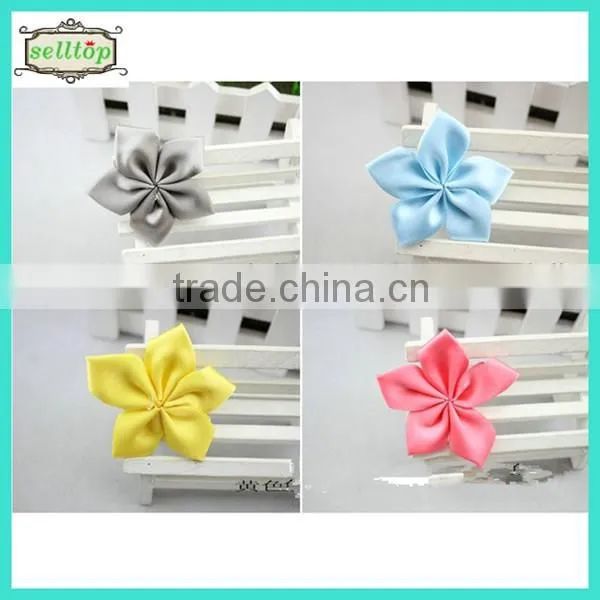 Cheaper hot sale 6cm pull flower ribbon