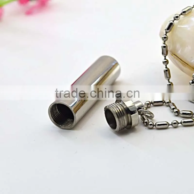 Mothers Day Wholesale Gifts 316L Stainless Steel Jewelry Perfume Bottle Pendant