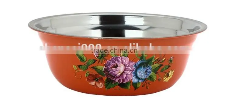 made in china wholesale stainless steel soup bowl/ colored salad bowl/ tableware