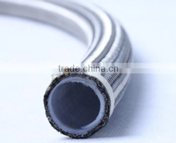 Resistant Corrosion 3/16" PTFE Stainless Hose