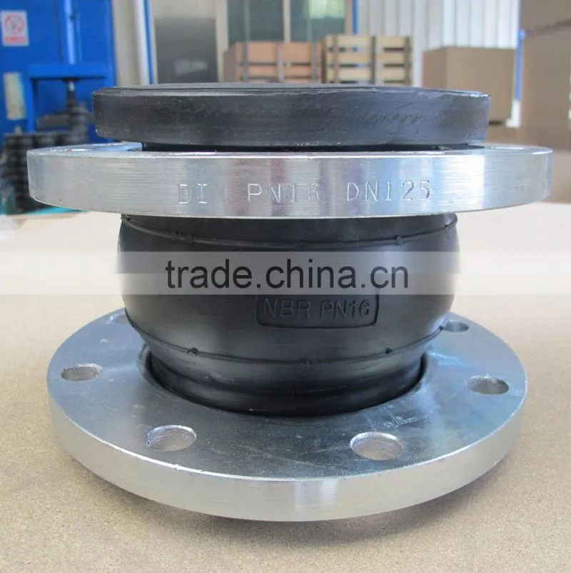 single ball flexible rubber expansion joints