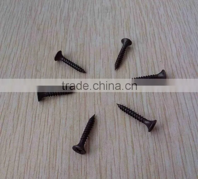 black/galvanized grooved concrete nails