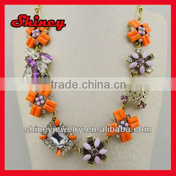 antique styled bronze colored alloy chain tassel necklace