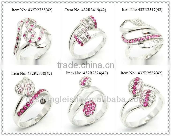 platinum plating silver charms of letter M