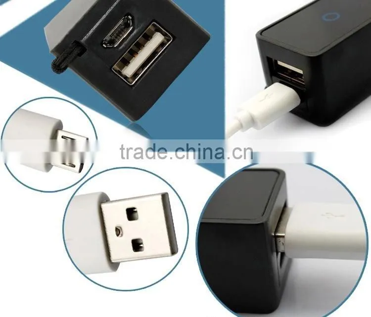 Hot sell Custom power bank with logo 2600mah