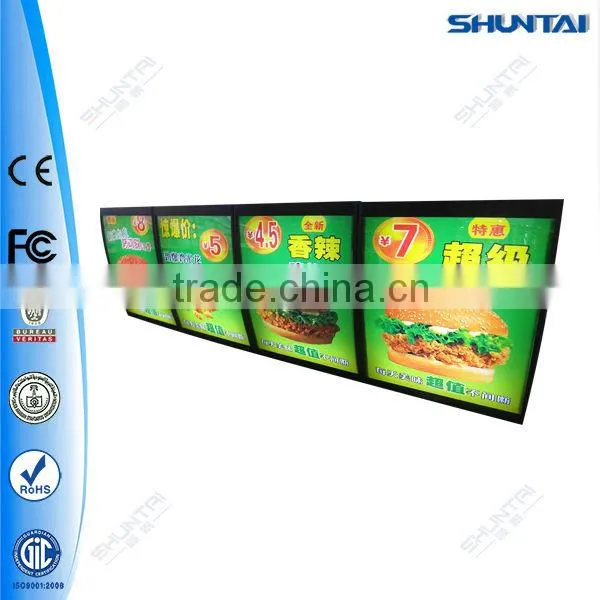 Advertising led display restaurant menu board