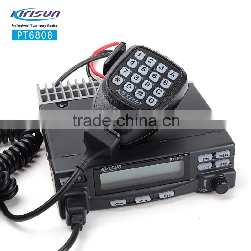Kirisun PT6808 Professional Mobile Radio Compliant with MPT1327 Trunking System 350-390/400-450Mhz Mobile Radio