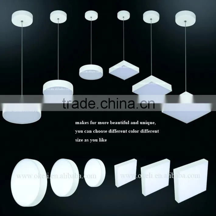 2015 hot new products round surface mounted led ceiling panel light 12w 18w 24w