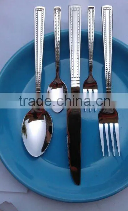 stainless steel spoon