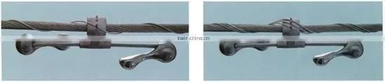galvanized steel vibration damper 4D damper for electrical cable