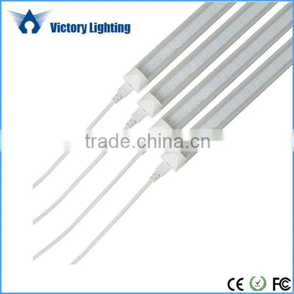 2015 New price led tube light t8 2.4m 2400mm 44w Double led tube light ce RoHS
