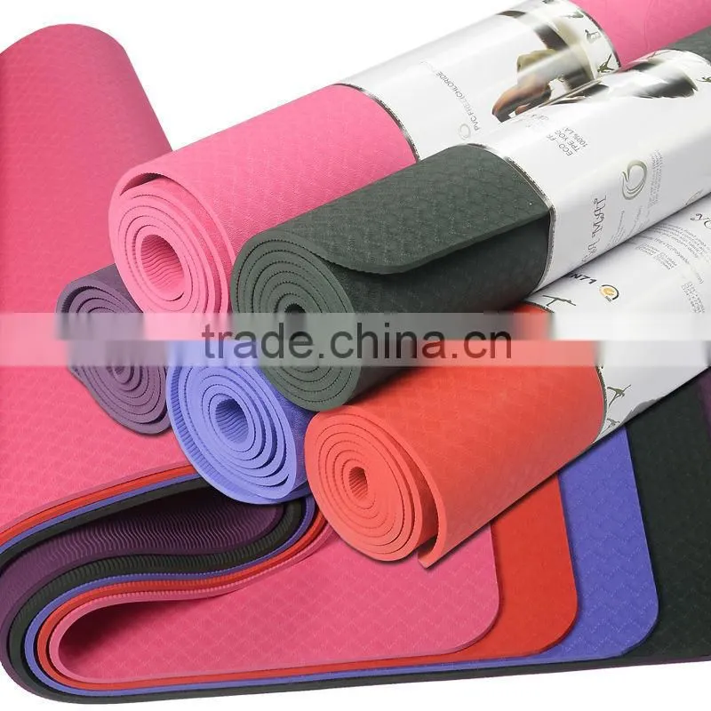 Waterproof Anti-slip Eco-friendly TPE Yoga Mat