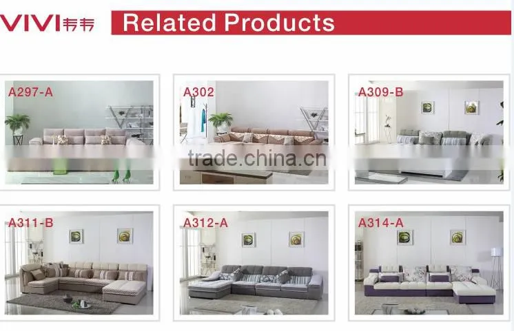 2016 hottest 3+1+ left hand facing chaise sofa bed furniture