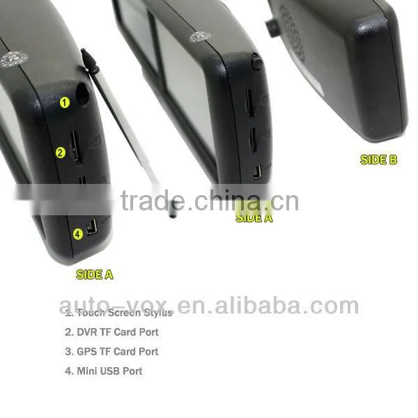 Touch mirror monitor GPS with DVR For Mitsubishi grandis