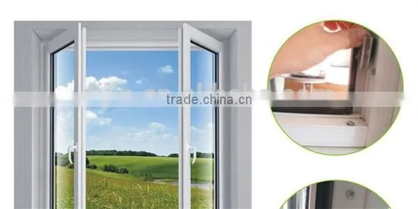 Excellent aluminum alloy door pile weather strip with fin