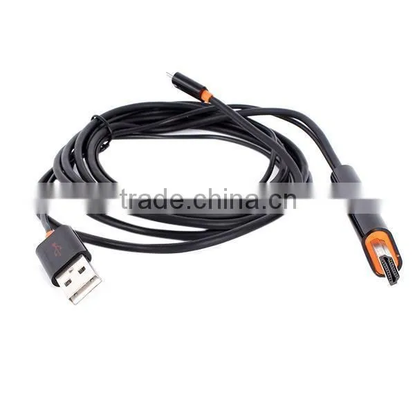 MyDP Full HD 1080P Newly Nexus Cable For LG G2 G3 G4 D801 Slim Port Slimport Adapter to HD A Micro USB to USB Phone MHL Cables