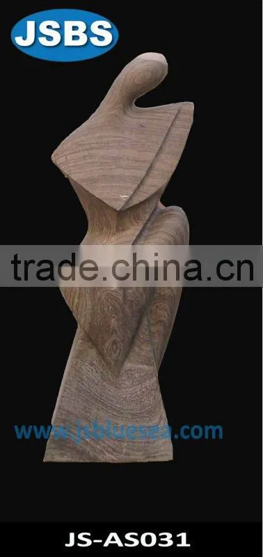 Abstract stone carving