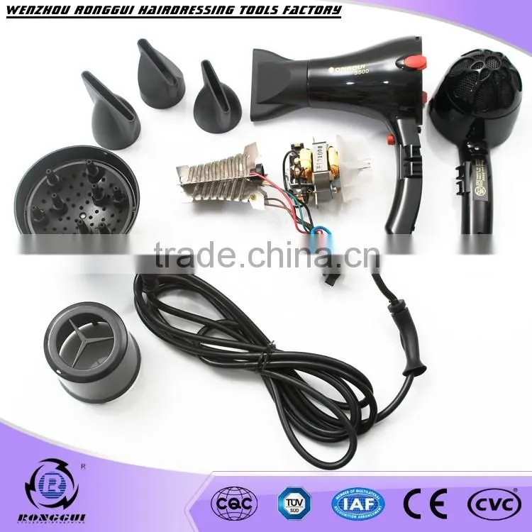 Professional Ionic Hair Dryer with AC Motor COMPACT SIZE