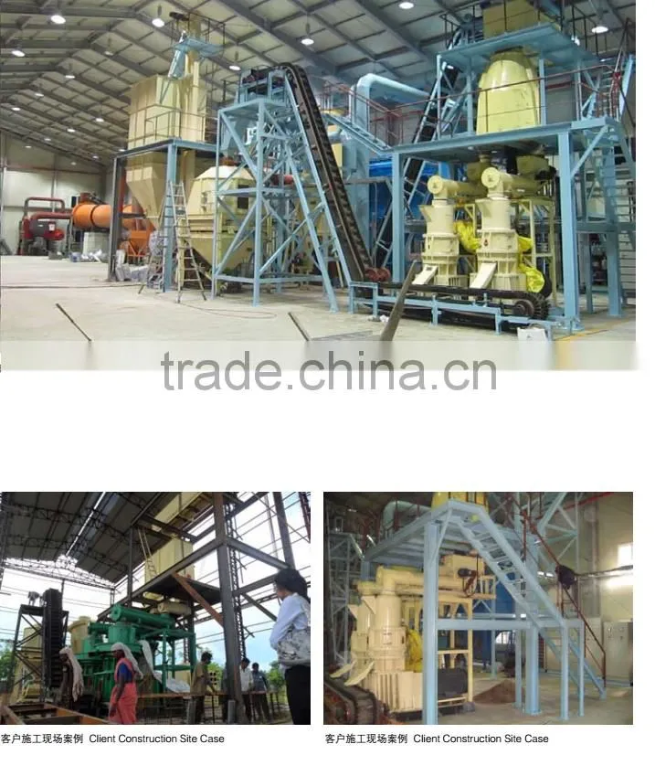 XGJ560 wood biomass rice husk pellet making machine