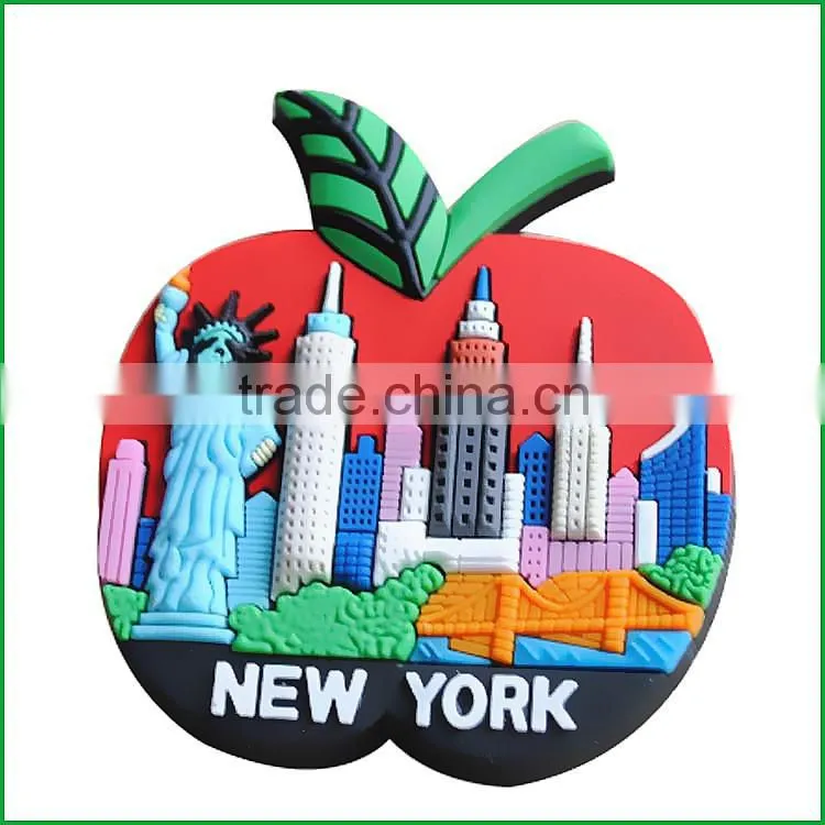 PVC 3d cartoon souvenir fridge magnet