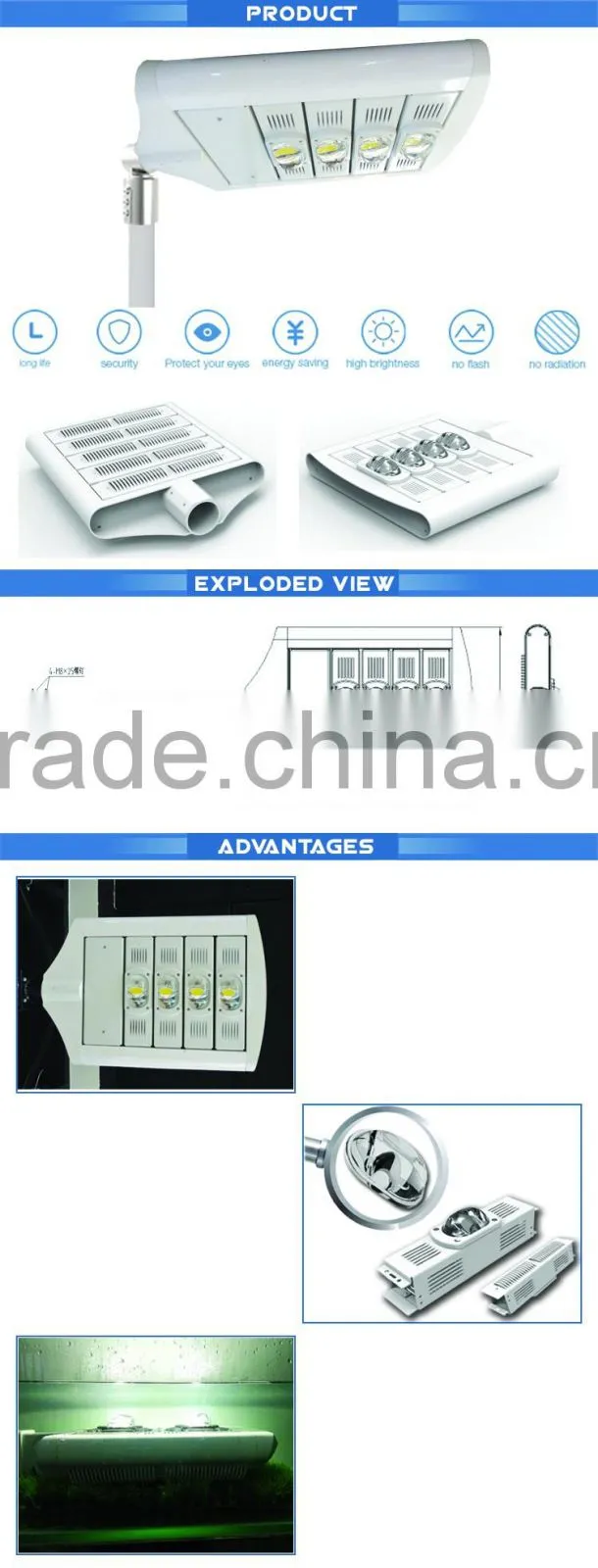 outdoor led led street light 150W