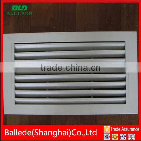 HVAC system powder coated air louver