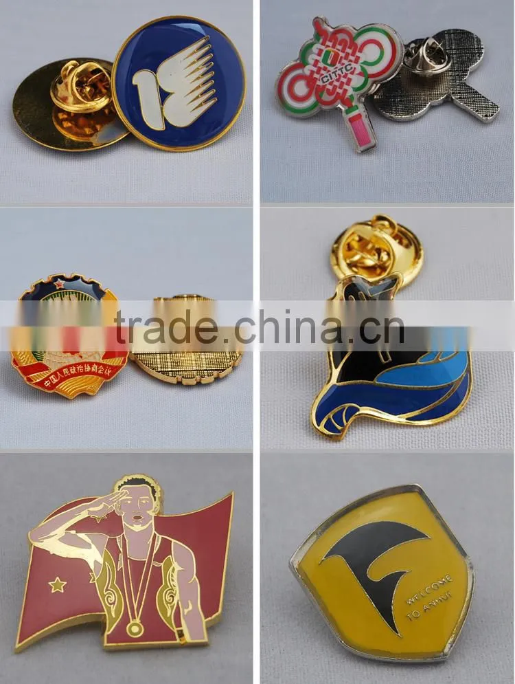 Professional metal sheriff star badge with CE certificate