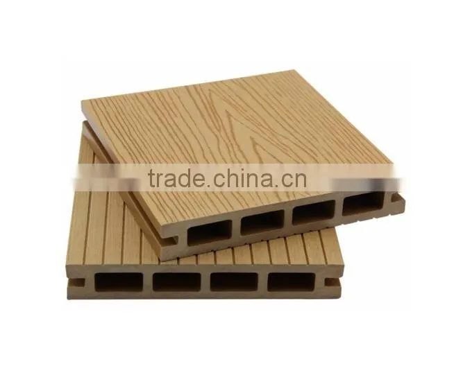 outdoor solid wood plastic composite WPC decking/flooring