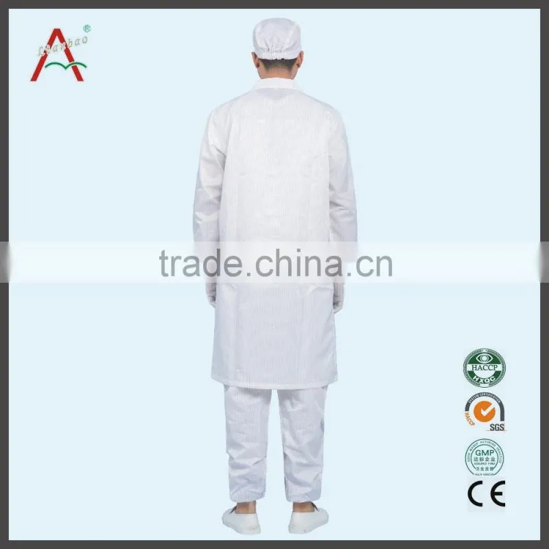 Unisex Long Sleeve ESD Lab Coats