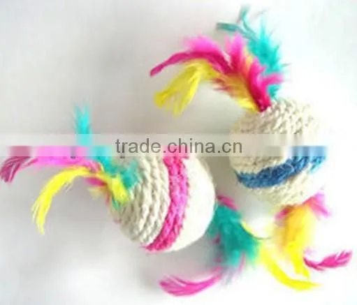 Fether Sisal Cat Scratching Toy