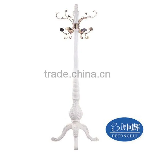 hot sale wood carved standing wood hanging pants rack S-12#