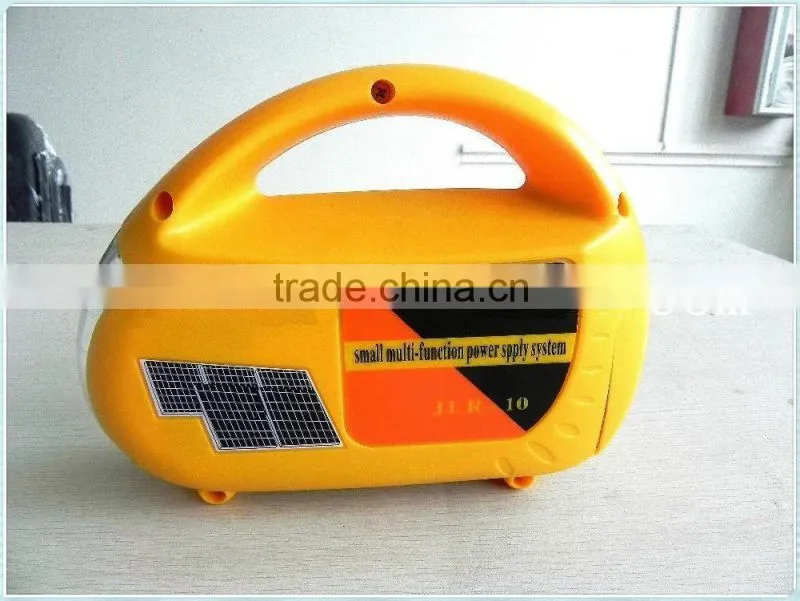 Portable mini 10W solar generator, solar systems with multifunction