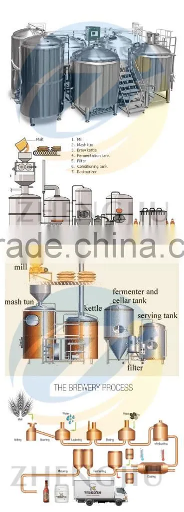 7BBL Conical bottom Brew Fermenter CE Certification and Fermentation Brewing Processing Equipment