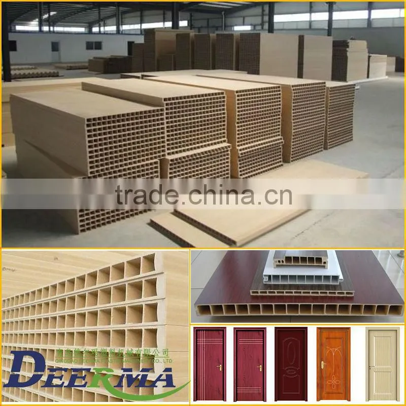 wpc wood plastic composite door machine/production machine