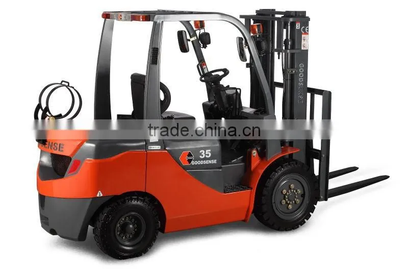 chinese manufacturer 3.5ton lpg gas engine trucks forklift price for sale