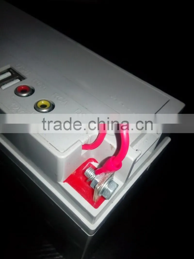 Solar battery easy to charge USB function battery 12v 12AH