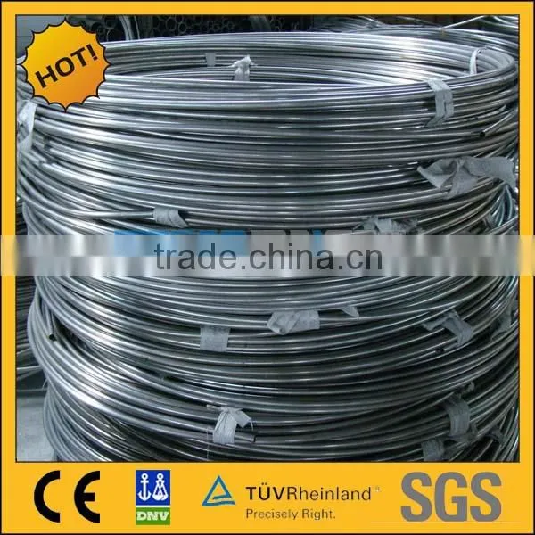high precision stainless steel coil tubing ASTM A249/A269 304L
