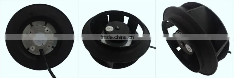 24V centrifugal cooling cabinet fan with high flow 608m3/h
