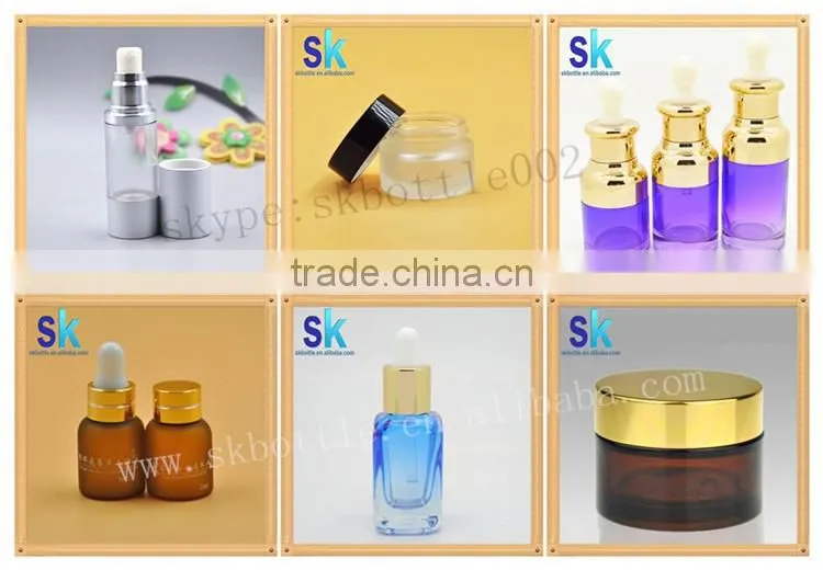 1oz 30ml 15.30.50ml airless glass bottle wholesale
