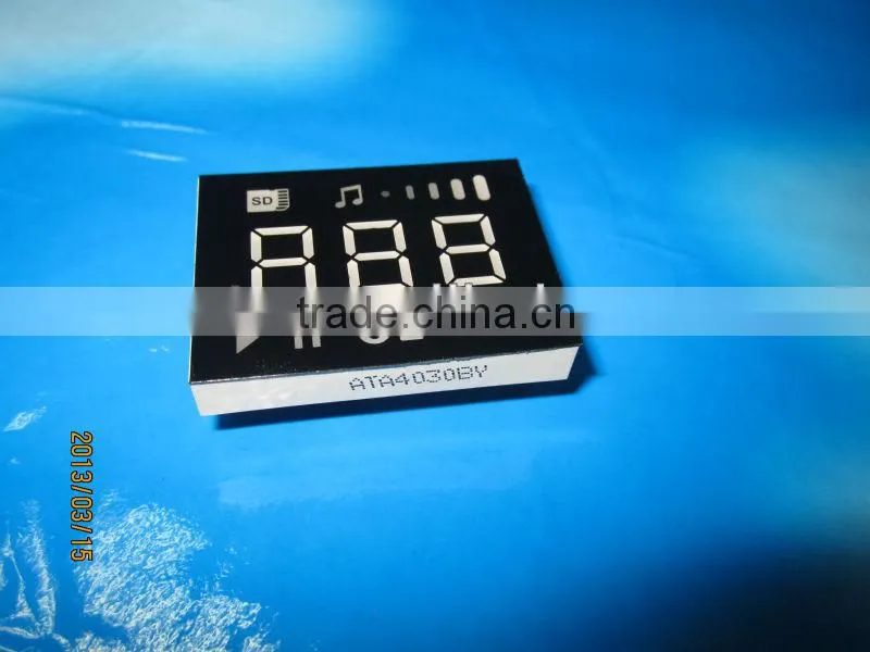 0.36 inch 7 segment led display 3 digit