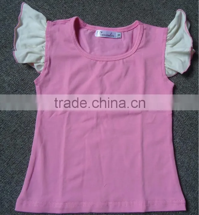2015 breathable & comfortable printing cheap melon kids sleeveless t shirt