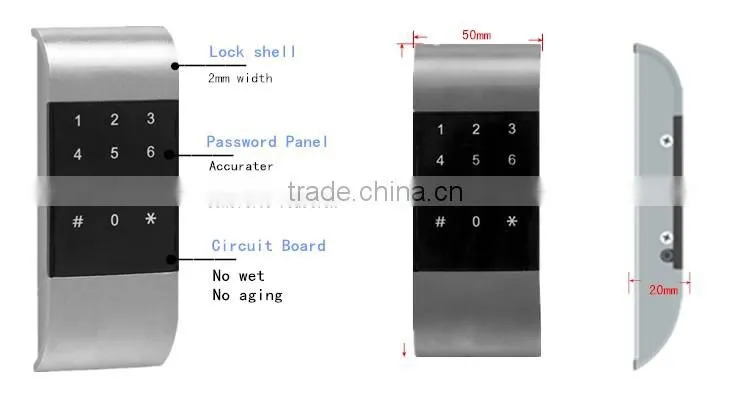 High security glass door (LY15CR2-11BM)