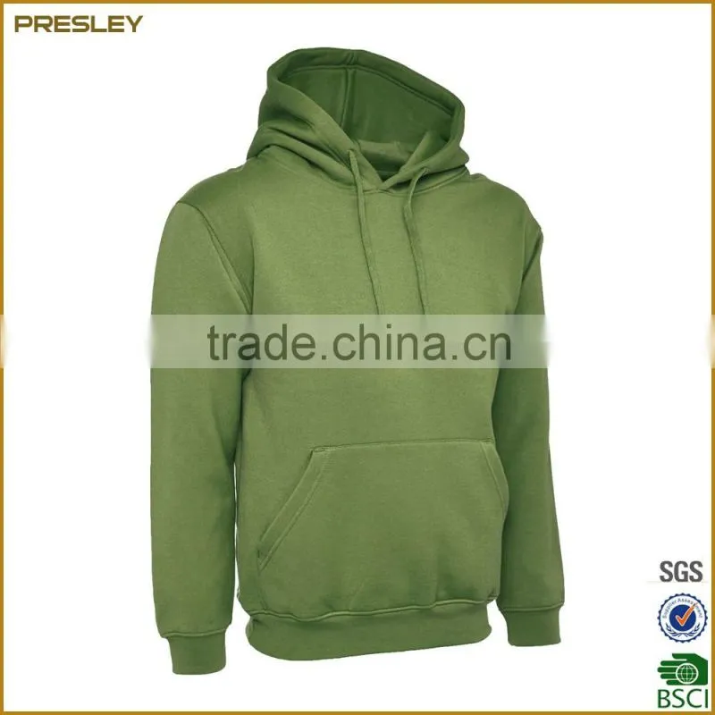 Presley oem 100% cotton plain custom wholesale blank pullover hoodies with pocket