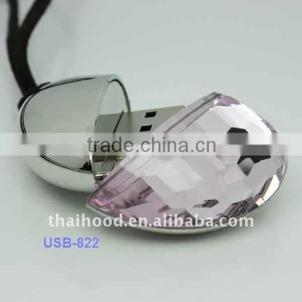 promotion gift heart shape jewelry usb flash drive