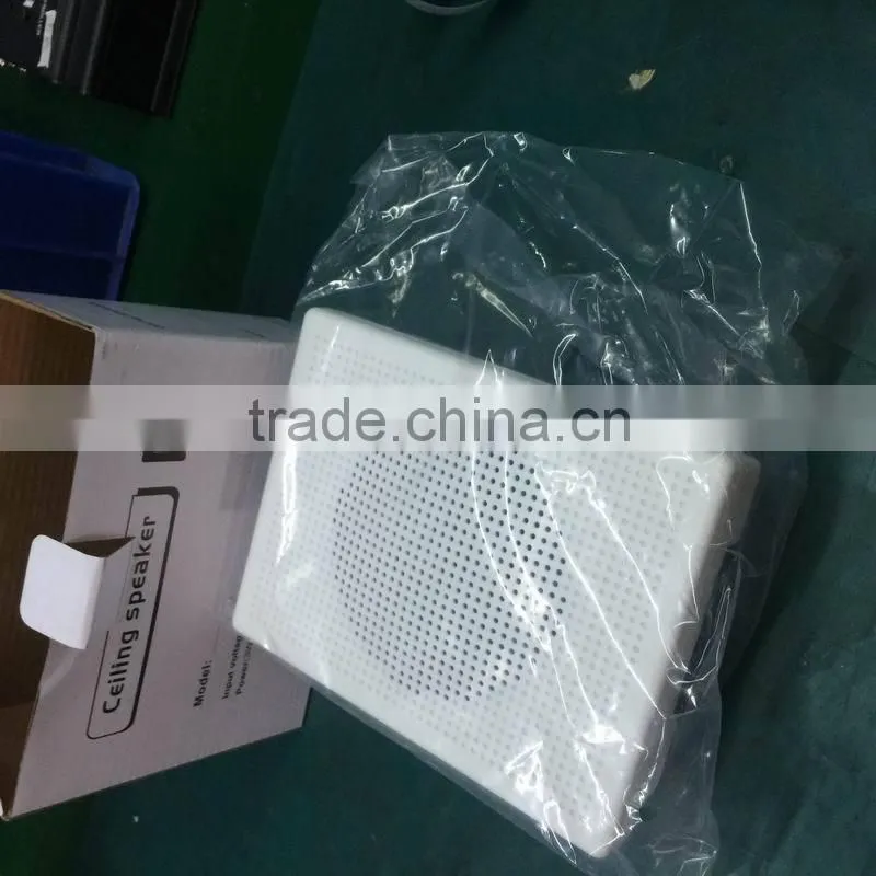 OBT-421 5W 100V Ceiling Wall Mount Speaker,White MINI Plastic Wall Mount Speaker