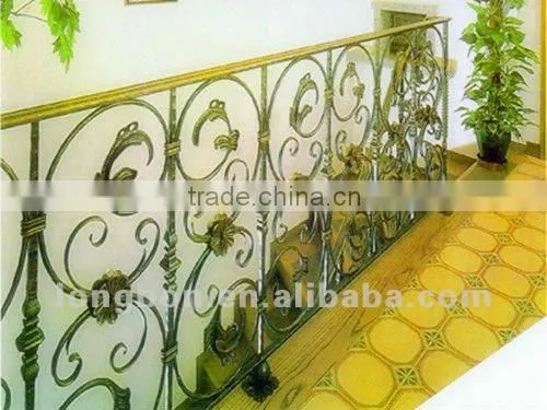 2015 Top-selling wrought iron balcony and stair railing