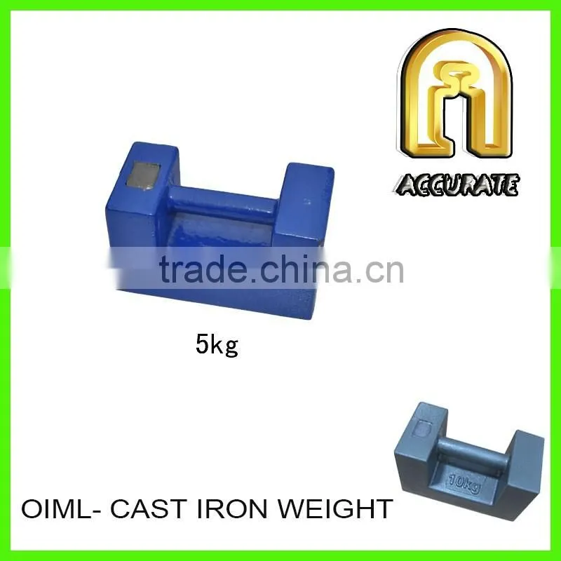 OIML 20kg cast iron weight, cast iron scale weight