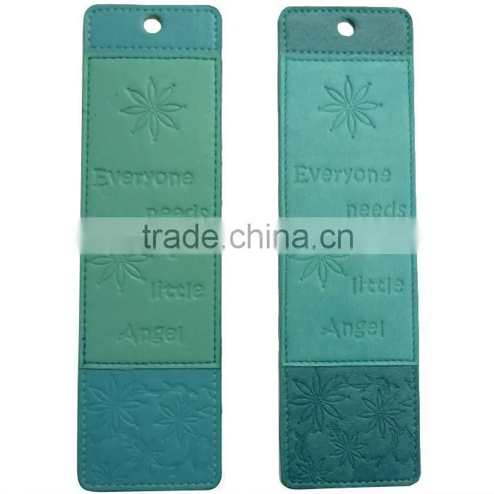 Promotional Gift Leather Book Mark With Tassel